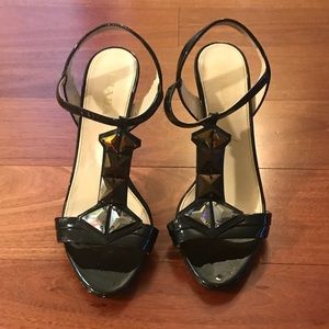 Prada jeweled pumps